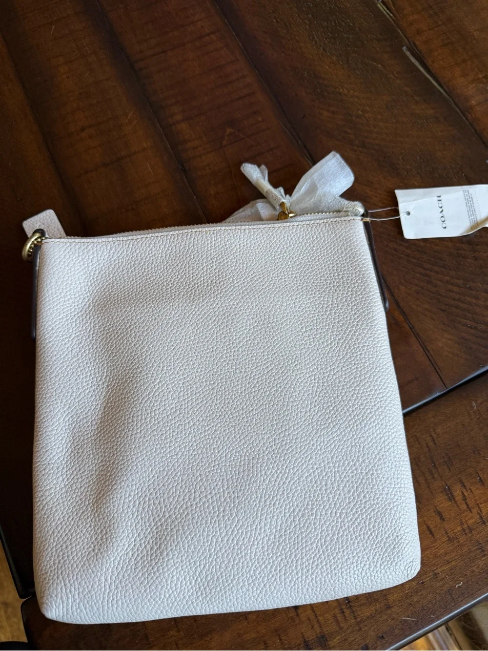 Coach crossbody white